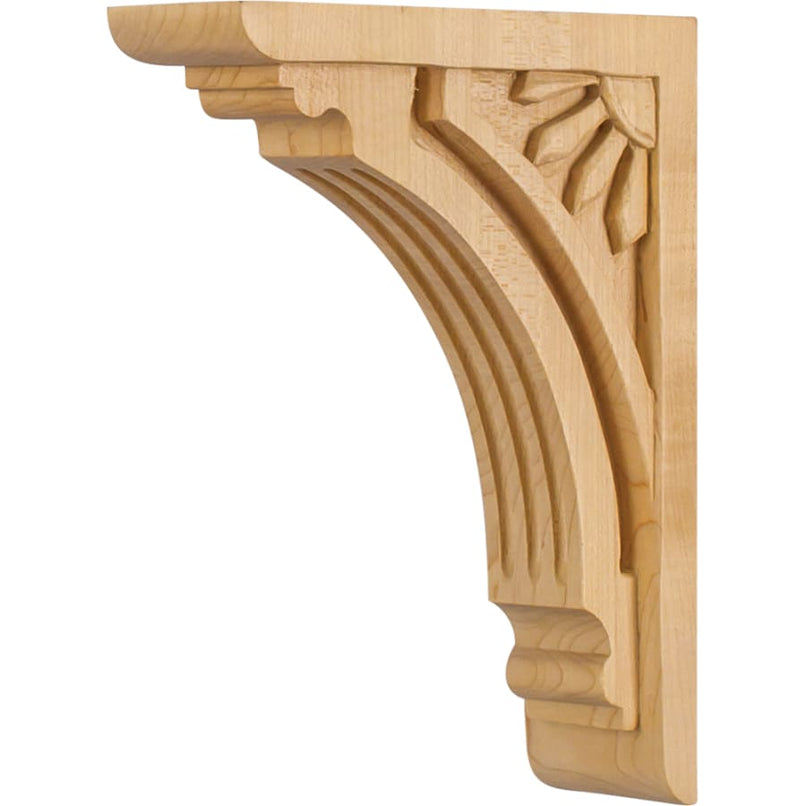 Corbel with Art Deco Styling, 8"H x 2"W x 6"D - image 1