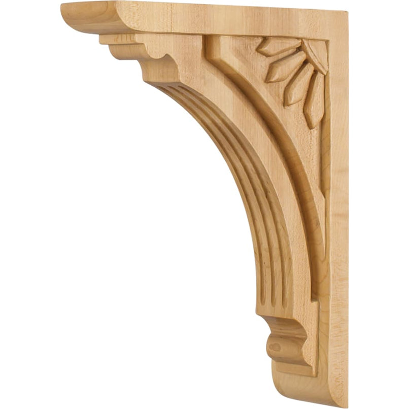 Corbel with Art Deco Styling, 10"H x 2"W x 7-5/8"D - image 1