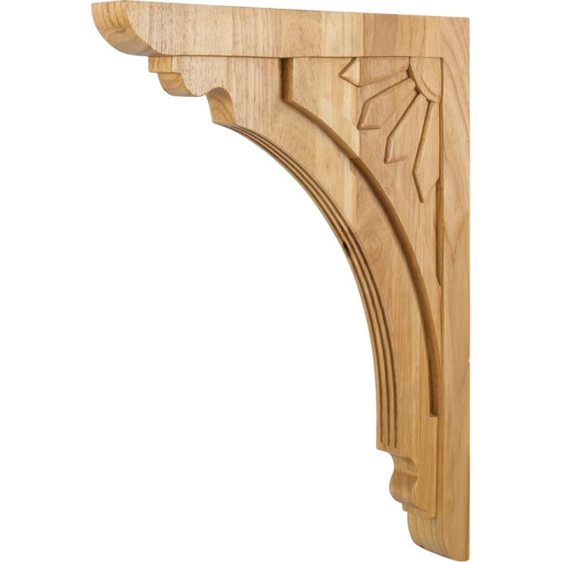 Corbel with Art Deco Styling, 22"H x 2"W x 16-7/8"D - image 1