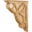 Corbel with Art Deco Celtic Weave Styling, 14"H x 3"W x 11-5/16"D - image 1