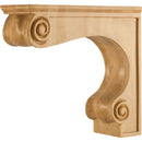 Corbel with Decorative Styling, 9"H x 3-3/8"W x 10"D - image 1