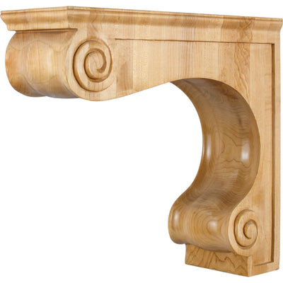 Corbel with Decorative Styling, 12-1/2"H x 4-5/8"W x 14"D - image 1