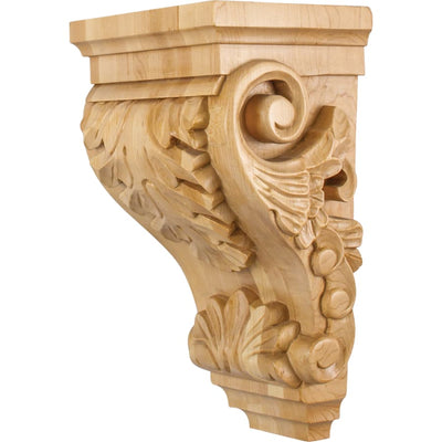 Corbel with Acanthus Styling, 14"H x 8-1/4"W x 6-1/4"D - image 1