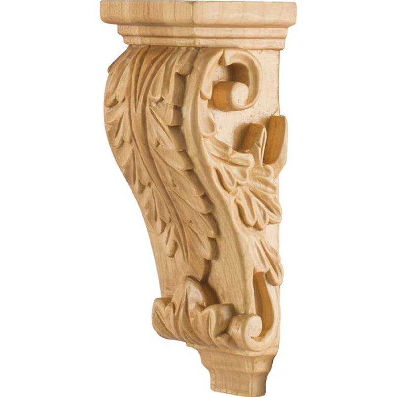 Corbel with Acanthus Styling, 7"H x 2-1/2"W x 2-5/8"D - image 1