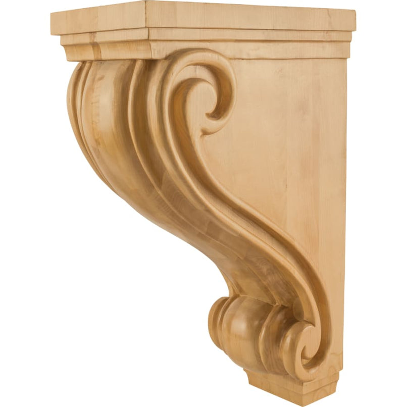 Corbel with Decorative Styling, 24"H x 9-1/2"W x 16"D - image 1