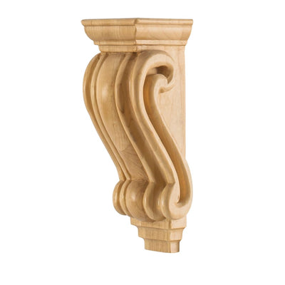 Corbel with Decorative Styling, 7"H x 2-9/16"W x 2-7/16"D - image 1