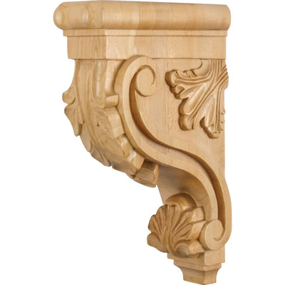 Corbel with Acanthus Styling, 13"H x 3-3/8"W x 7-3/4"D - image 1