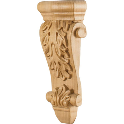Corbel with Acanthus Styling, 8"H x 3-5/8"W x 1-1/2"D - image 1