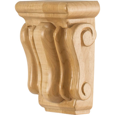 Corbel with Decorative Styling, 4-1/4"H x 3"W x 1-3/4"D - image 1