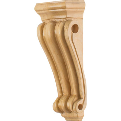 Corbel with Decorative Styling, 6"H x 2-1/4"W x 1-1/2"D - image 1