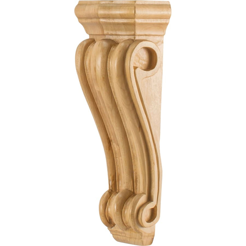 Corbel with Decorative Styling, 8"H x 3"W x 1-7/8"D - image 1