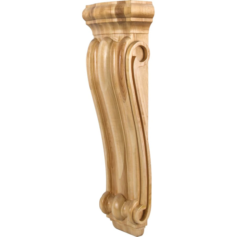 Corbel with Decorative Styling, 22"H x 7"W x 3-3/4"D - image 1
