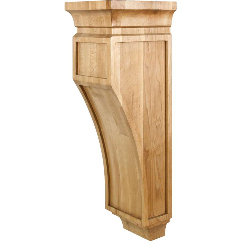 6-3/4" W x 7-3/4" D x 22" H White Oak Mission Corbel - image 1