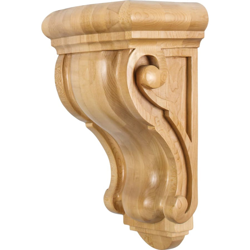 Corbel with Decorative Styling, 14"H x 8-1/8"W x 6-1/4"D - image 1