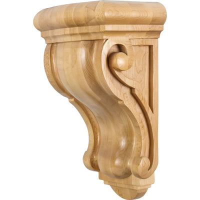 Corbel with Decorative Styling, 14"H x 8-1/8"W x 6-1/4"D - image 1