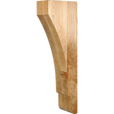 3" W x 6" D x 18" H White Oak Minimalist Corbel - image 1