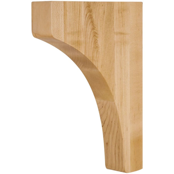 1-3/4" W x 8" D x 11" H White Oak Minimalist Corbel