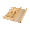 DO Series 13.5" W Adjustable Drop In Cutlery Silverware Drawer Tray - 6 Section - For 15" Drawers - image 1