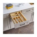 DO Series 13.5" W Adjustable Drop In Cutlery Silverware Drawer Tray - 6 Section - For 15" Drawers - image 5