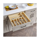 DO Series 19.5" WIde Adjustable Cutlery Silverware Utensil Drawer Tray Insert - 8 Section - For 21" Drawers - image 2