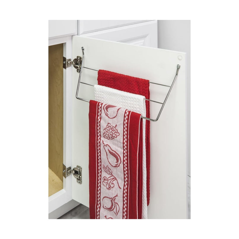 Door Mount 3 Tier Dish Towel Holder / Dish Cloth Rack / Kitchen Towel Hanger - image 1