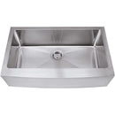 35-7/8" x 20-3/4" Stainless Steel Single Bowl Basin 9"D Farmhouse Apron Front Kitchen Sink - image 1
