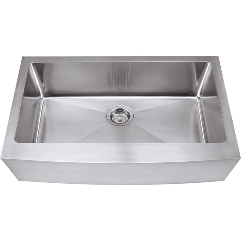 35-7/8" x 20-3/4" Stainless Steel Single Bowl Basin 9"D Farmhouse Apron Front Kitchen Sink - image 1