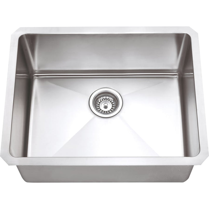 23" Undermount Single Basin Stainless Steel Kitchen Sink - image 1