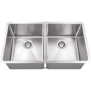 32" Undermount Double Basin Stainless Steel Kitchen Sink - image 1