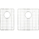 15-3/8" L x 15-3/8" W (Large) 15-3/8" L x 10-3/8" W (Small) Stainless Steel Basin Rack Set - image 1