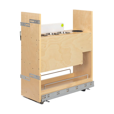 KBPO Series 8" W Magnetic Knife Utensil Organizer Pull Out with Soft-Close Slides - For 8-12" Base Cabinets - image 1