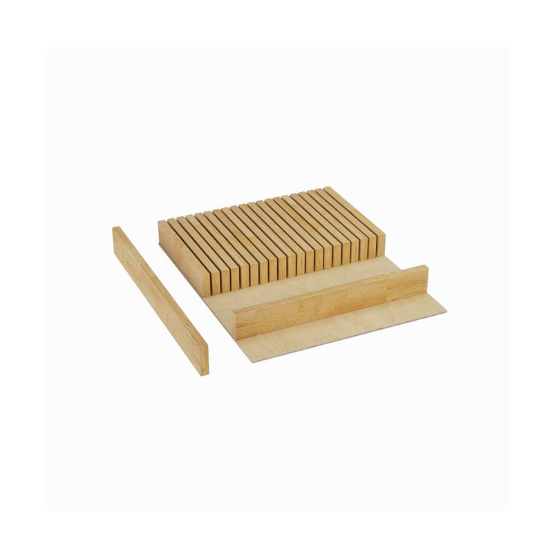 KO Series 16-3/16" W Knife Block Drawer Organizer Insert - for 18" Wide Drawers - image 2