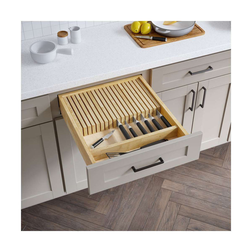 KO Series 16-3/16" W Knife Block Drawer Organizer Insert - for 18" Wide Drawers - image 5