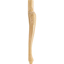 35-1/2" Tall Curved Acanthus Cabriole Furniture Leg - image 1