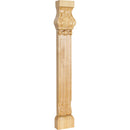 31" Tall Square Arcanthus & Shell Pilaster - image 1