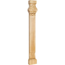35-1/2" Tall Square Arcanthus & Shell Pilaster - image 1