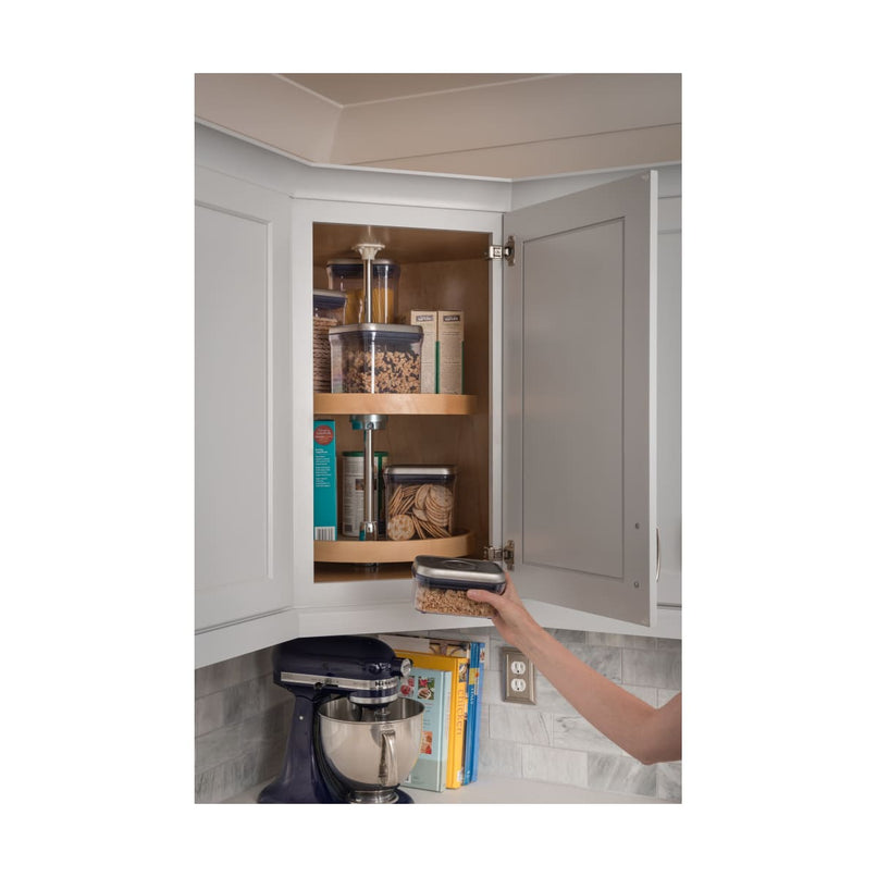 LSR2-SET Series 24 Inch Full Circle 2 Shelf Lazy Susan Set - image 3