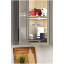 CORNERMAX 18" Wide Full Circle Wood 2 Tier Side Mount Double Lazy Suzan - image 3