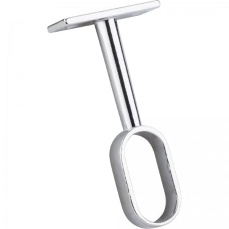 Center Closet Rod Under Shelf Support Bracket for Oval Closet Rods - Recommended for Oval Closet Rods 60" and Longer - image 1