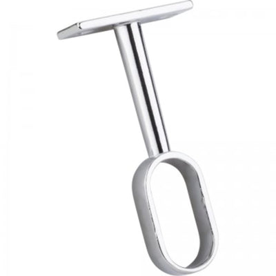 Center Closet Rod Under Shelf Support Bracket for Oval Closet Rods - Recommended for Oval Closet Rods 60" and Longer - image 1