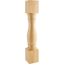 Corner Post with Turned Styling, 35-1/2"H x 6"D - FINAL SALE - image 1