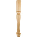 Corner Post with Footed Square Styling, 35-1/2"H x 3-1/2"D - image 1