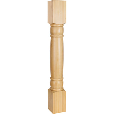 Corner Post with Doric Styling, 35-1/2"H x 4-1/2"D - image 1