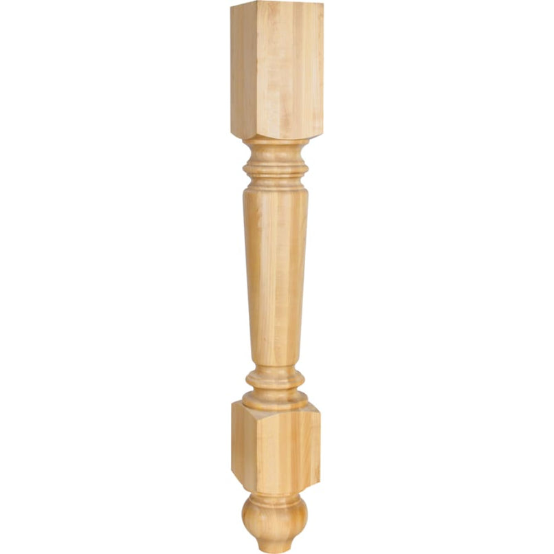35-1/2" Tall Turned Furniture Leg - image 1