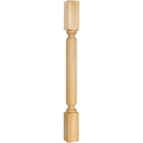 Solid Wood Furniture Millwork Corner Post with Reed Styling, 35-1/2"H x 3"D - image 1