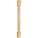Corner Post with Reed Styling, 42"H x 3-1/2"D - image 1