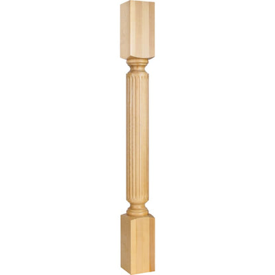 Corner Post with Fluted Styling, 35-1/2"H x 3-1/2"D - image 1
