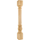 Corner Post with Fluted Acanthus Styling, 42"H x 5"D - image 1