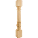 Corner Post with Fluted Acanthus Styling, 35-1/2"H x 5"D - image 1