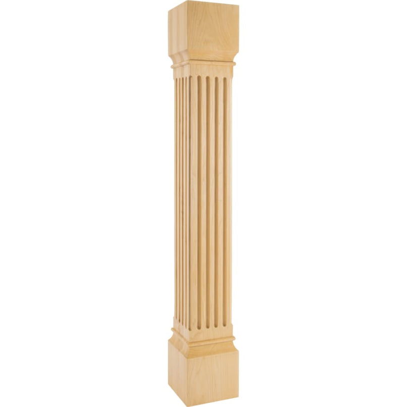 Corner Post with Fluted Styling, 42"H x 6"D - image 1